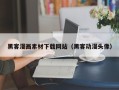 当阳黑客漫画素材下载网站（黑客动漫头像）